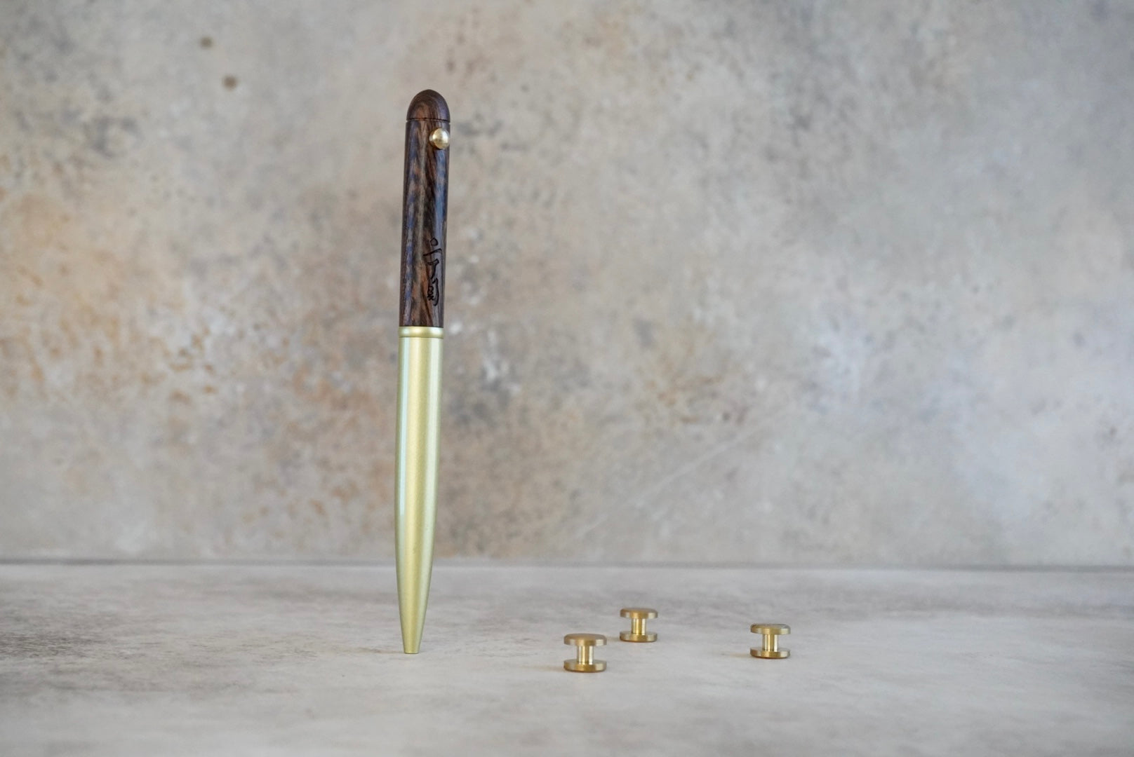 Brass & Tigerwood Ballpoint Pen