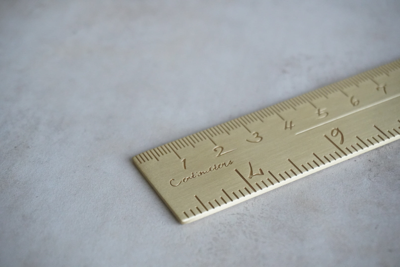 It's Written Brass Ruler – Nichome