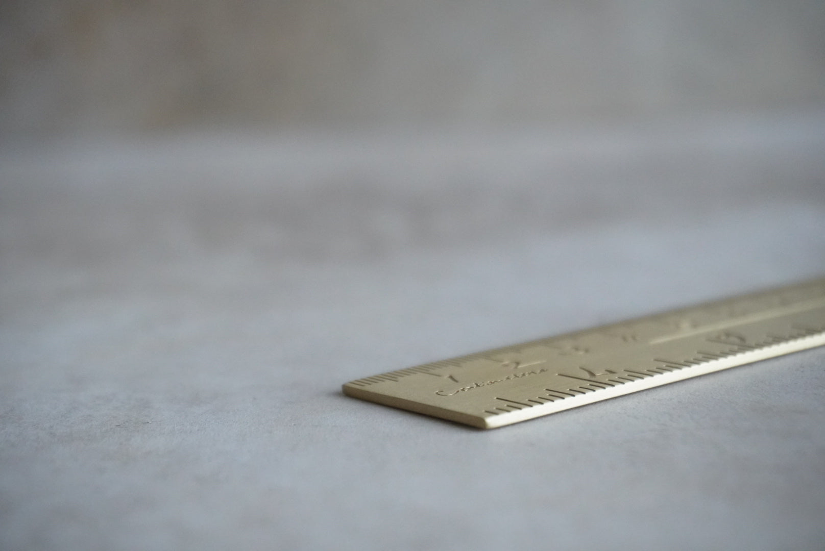 It's Written Brass Ruler