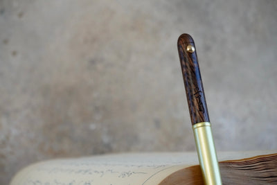 Brass & Tigerwood Ballpoint Pen