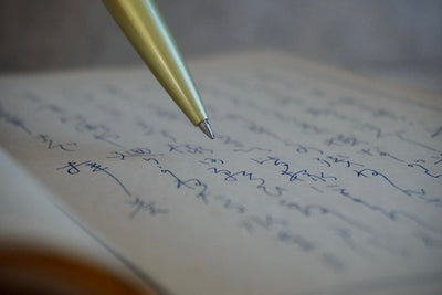 Brass & Tigerwood Ballpoint Pen