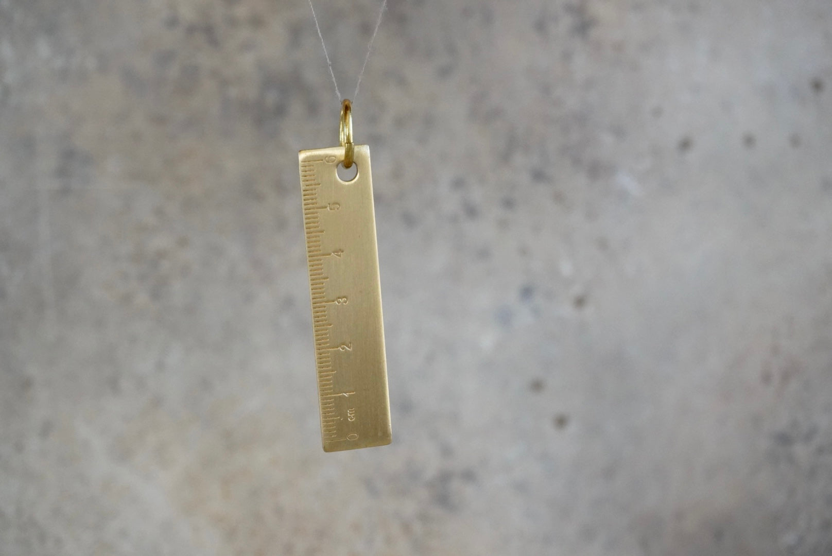 Brass Charmed Keychain