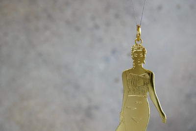 Brass Charmed Keychain