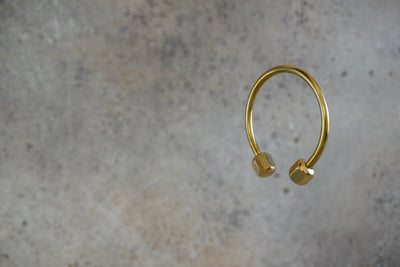 Brass Charmed Keychain