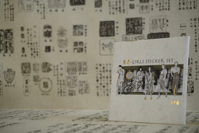 東京 Girls Sticker Set